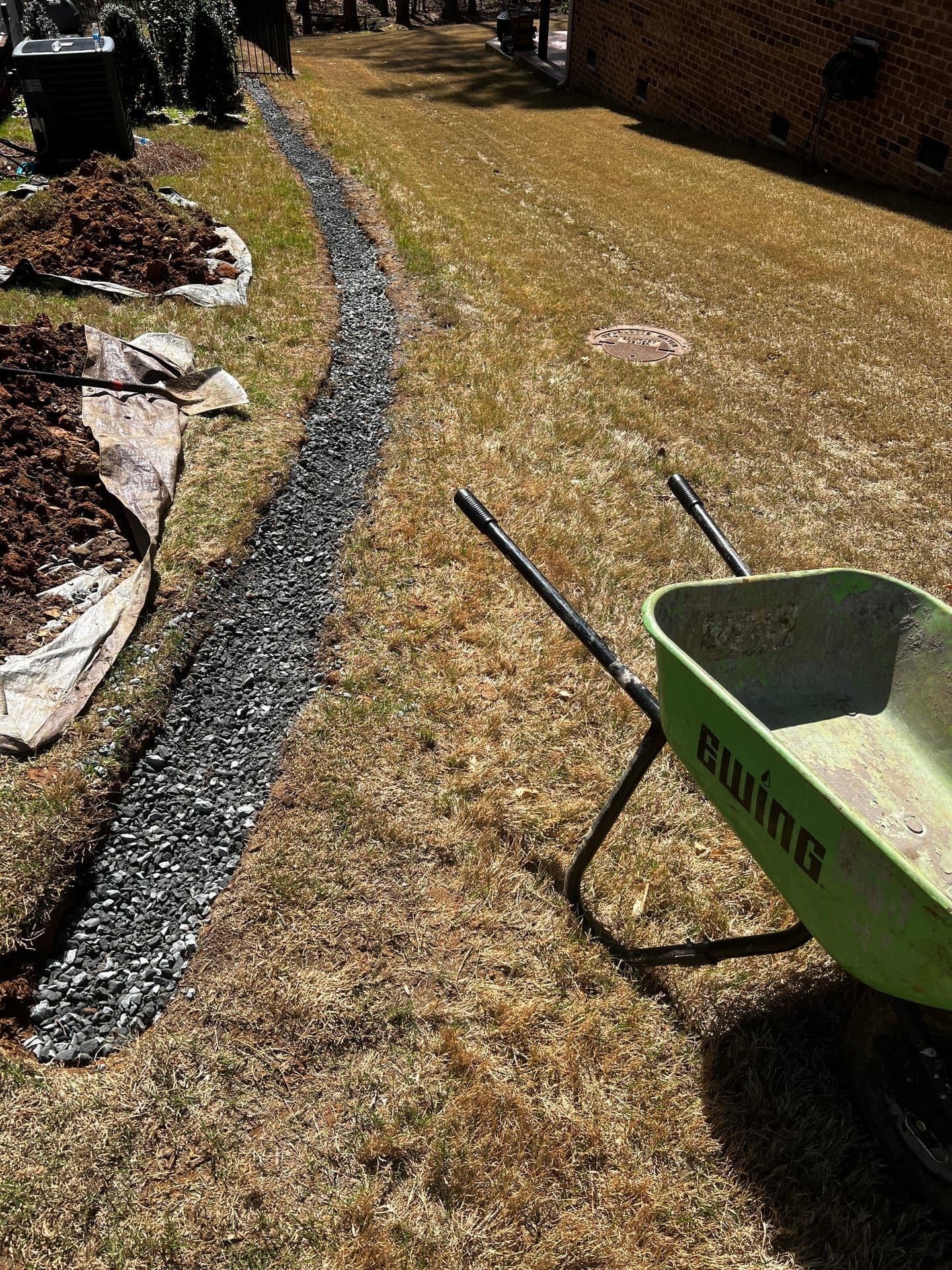 French Drain Installation in Charlotte, NC
