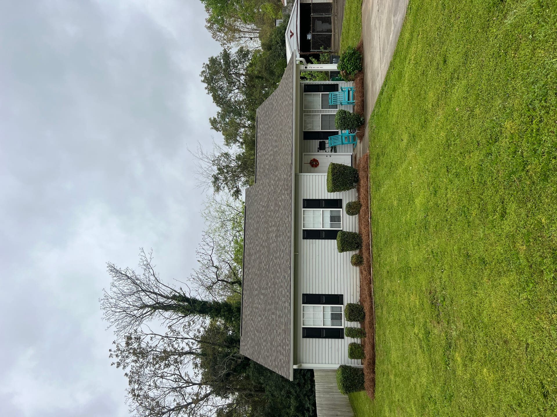 Clean lawn cut